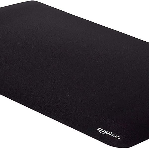 Amazon Basics Large Extended Computer Rectangular Mouse Pad, 16.7 x 35.7 inch, Black
