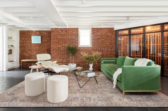 A Basement Renovation for Work and Play